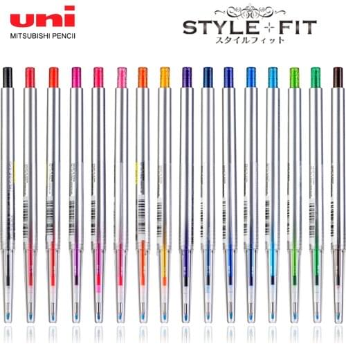 10pcs UNI STYLE FIT Series Press Gel Pen UMN-139 16-color Water Pen Core 0.28/0.38/0.5mm for Student Notes
