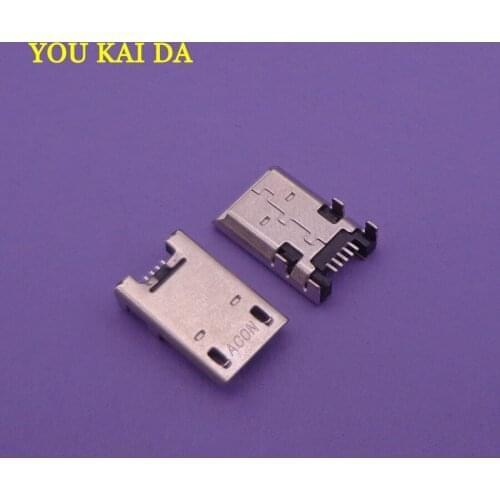 100pcs Micro mini USB Jack for Asus K013 ME372 ME301 K00E ME372 ME301T ME180 ME102 k00F Charging Socket Port Connector