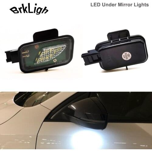 2pcs White Canbus LED Under Side Mirror Lamps Puddle Light For VW Passat B8 3G2 Vanriant Alltrack 3G5 Arteon 3H7 Car Styling