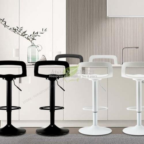 38%Modern Tabouret De Bar Iron Bar Chair Bar Stool Seat Make Up Chair dotomy Beauty Salon Furniture Simple Modern
