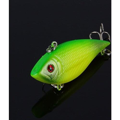 7cm 10g Vib Lure Hard Plastic Fish Artificial Bait for Fishing 3D Eyes Swimbait Crankbait Wobblers Fishing Lure