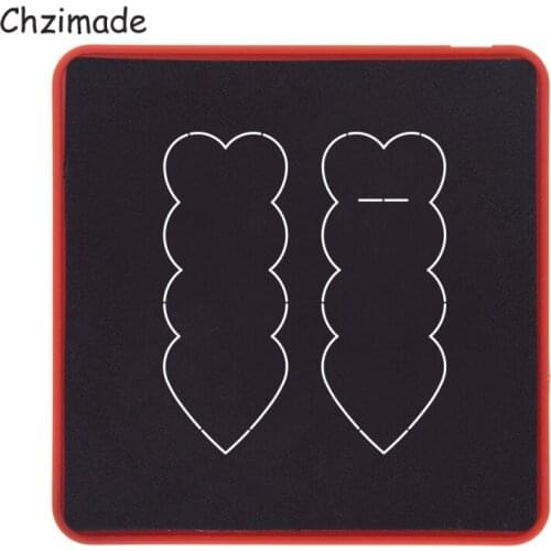 Chzimade Drop Earrrings Leather Cutting Dies Craft Diy Wooden Template Knife Punching Tool Mouldr