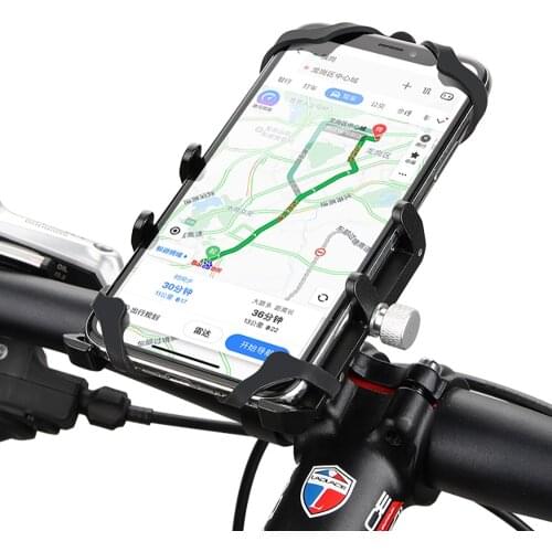 GUB Bicycle Phone Holder For Bicycle Handlebar Aluminum Alloy Iphone Bracket Motor Scooter Bike Phone Stand Bike Accessories