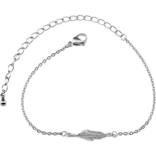 GORGEOUS TALE 2019 New Fashion Summer Jewelry Gold Silver Color Leaf Charm Bracelet Women Accessories Wedding Gift BFF