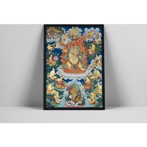 God Buddha Buddhism Posters and Prints Wall Art Canvas Painting Buddhist Mood Pictures for Living Room Home Decoration Office