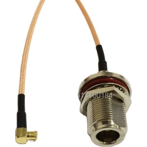 New Modem Coaxial Cable N Female Jack To MCX Male Plug Right Angle Connector RG316 Cable Pigtial 15CM 6" Adapter