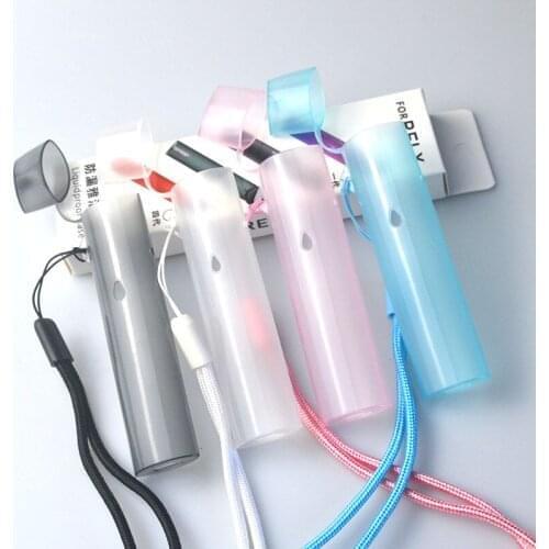 Lovekeke leather silicone glitter sticker skin lanyard soft tpu case for relx 1