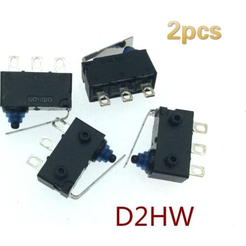 4pcs D2HW original car door lock micro switch 3 feet IP67 waterproof with metal handle for VW golf skoda octavia mk1 Fabia 2