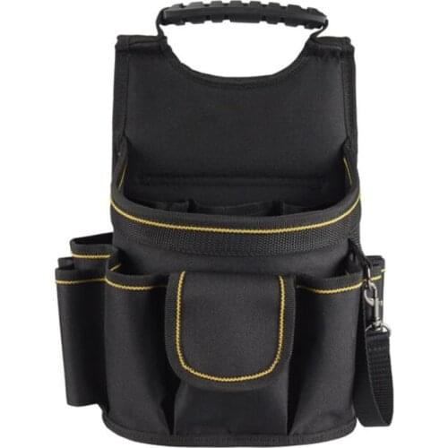 Multi-Function Tool Bag Portable Waist Hanging Dual Purpose Tool Bag Adjustable Delt Tool Bag Oxford Cloth Electrician Bag