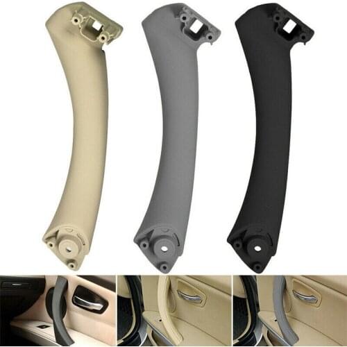 Gray Beige Black left Right Car Inner Interior Door Handle Pull Trim Cover For BMW 3 series E90 E91 320 325 328 316 318
