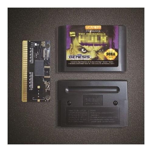 The Incredible Game Hulked - 16 Bit MD Game Card for Sega Megadrive Genesis Video Game Console Cartridge