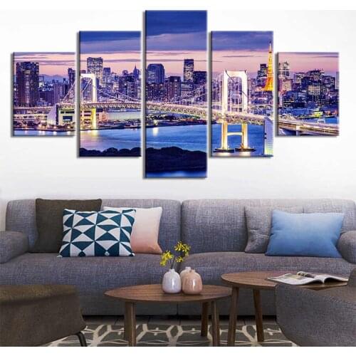 New York City View Diamond Painting 5 Piece Diy Full Square Round Drill Diamond Embroidery Sale Mosaic Home Decoration AA2568