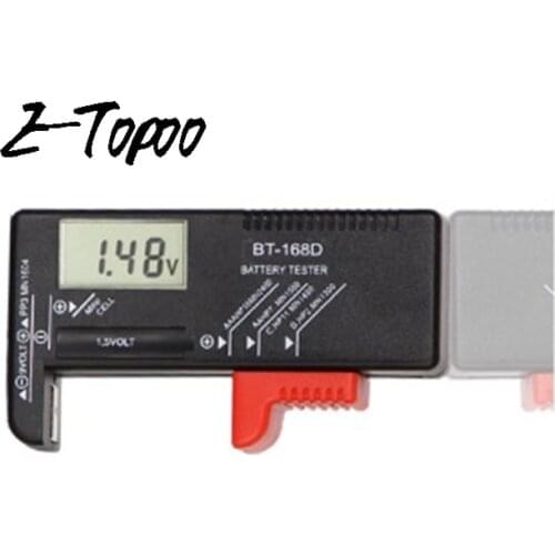 NEW BT168D Portable battery capacity tester for 9V Number explicit Battery power test instrumentation