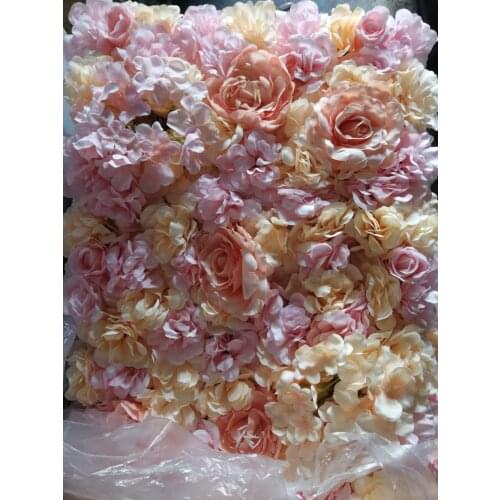 Charming Silk Rose Flower Mat Romantic Wedding Backdrop Decoration Event Party Backdrops Wedding Background Artificial Plants