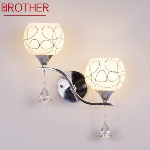 BROTHER Wall Lights Modern LED Two Lights Simple Indoor Fixture Decorative For Home Living Room