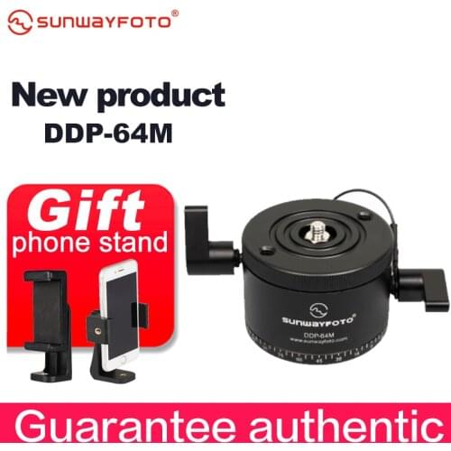 SUNWAYFOTO DDP-64M Indexing Head For Dslr 360 Panoramic Tripod Head Professional Aluminum Panoramic Tripod Head Indexing Head