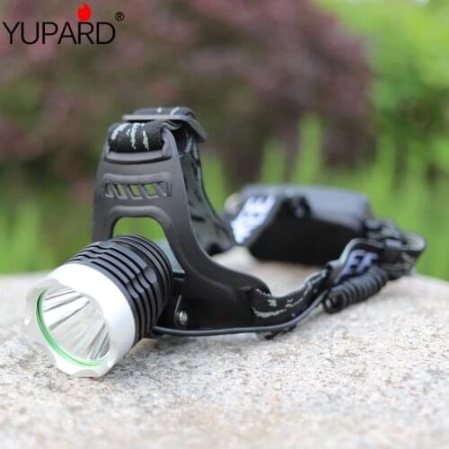 YUPARD XML-L2 LED Aluminum alloy Headlamp Head Torch Lamp light Flashlight 3 Mode black super T6 yellow light fishing camp