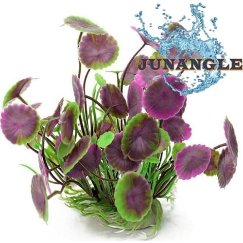 Fish Tank Ornament Simulation Plastic Plants Landscaping Aquarium Decoration Fake Water Grass Lotus Leaf Water Grass