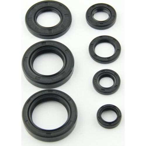 Motorcycle CR250R full complete engine oil seal rubber gear shaft seal for Yamaha DT125 DT175 MX125 MX175 YZ100 YZ125 IT175