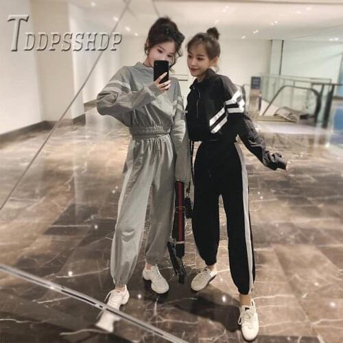 2019 Spring Autumn Women Sets Sweatshirt And Casual Pants Female Sets