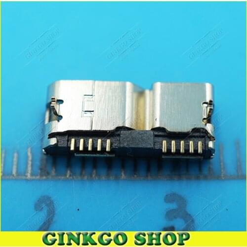 20pcs/lot Micro 3.0 USB Port Plug Socket Interface Connector Type-B for Netbook/ Tablet/ MP4/MP5 /Mobile