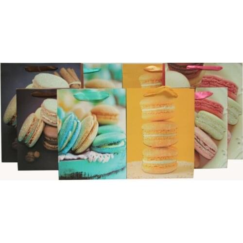 2020 New Arrive Chocolate Boxes Cookies Bag Macarons gift bag Childrens birthday party decorations Festival Gift Paper Bag