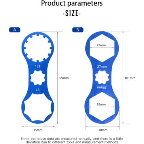 3in1Mountain Bike Shock Absorber Front Fork Shoulder Cover Wrench Extension XCM/XCR/XCT/RST Removal Tool Front Fork Repair Tool