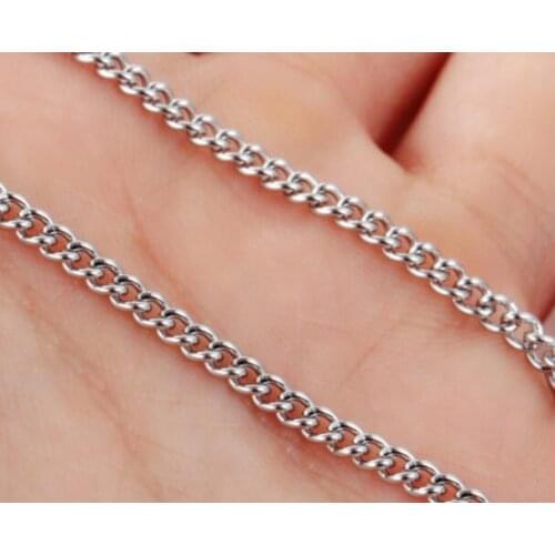 10pcs lot of in bulk Stainless Steel Thin Link-Chain Fashion Necklace Fit pendant 2mm 16''-28