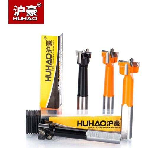 HUHAO 1pc CNC Woodworking Row Hole Drilling Dia. 15-35 Drill Shank 7.5mm For Making Hole With High Wear-resistant Alloy Blade