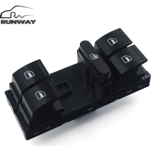 Master Window Control Button Switch Console For Skoda Fabia Octavia II Combi Hatchback Superb Yeti OE:1Z0 959 858B/1Z0 959 858A