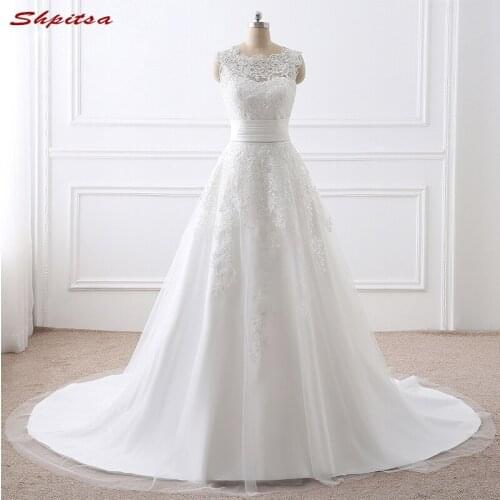 Lace Wedding Dresses A Line Country Western Plus Size Wedding Gowns Weding Bridal Bride Dresses Weddingdress vestido de noiva