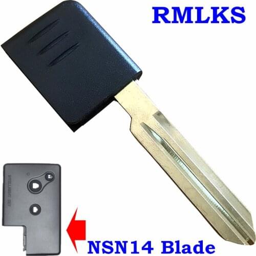Smart Key Blade for Nissan Teana Replacement Smart Key Emegency Insert Blade Remote Fob with ID46 chip