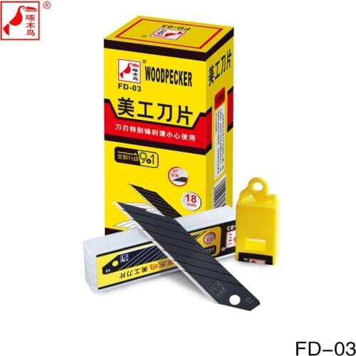 Woodpecker art blade fd-03 30 degree acute angle 18mm large film glass degumming special blade