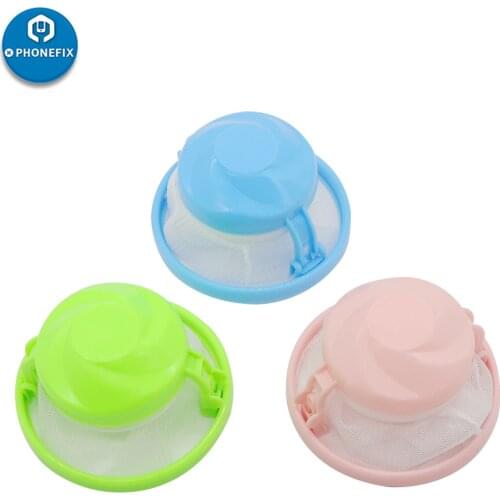 Reusable Hair Removal Catcher Filter Mesh Pouch Cleaning Balls Bag Dirty Fiber Collector Washing Machine Filter Laundry Balls