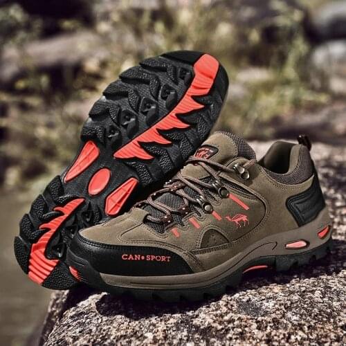 Men Hiking Shoes High Quality Sneakers Autumn Winter New Trekking Mountain Waterproof Climbing Athletic Men Outdoor Sport Shoes
