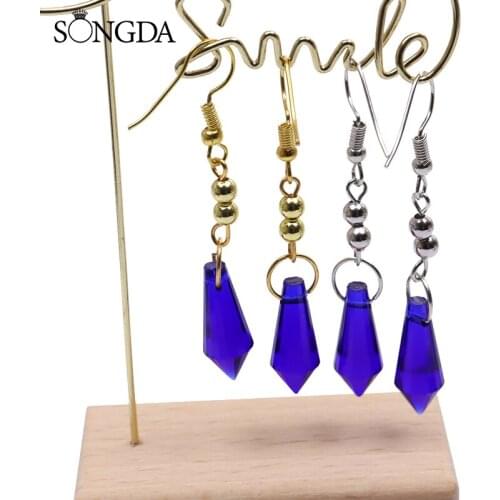 New Fashion Genshin Impact Tartaglia Dangle Earrings Genshin Childe Earrings for Women Jewelry Accessories Girls Party Gifts
