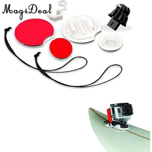 MagiDeal Professional 8 in 1 Surfing Surfboard Snowboard Kayaks Boat Decks Mount Adapter Kit for Gopro Hero3 Hero2 60mm Size