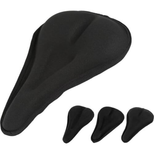 Bicycle Silicone Soft Seat Cover MTB Bike Saddle Cushion Thickening Seat Cover Pad Comfort Bicycle Saddle Seat