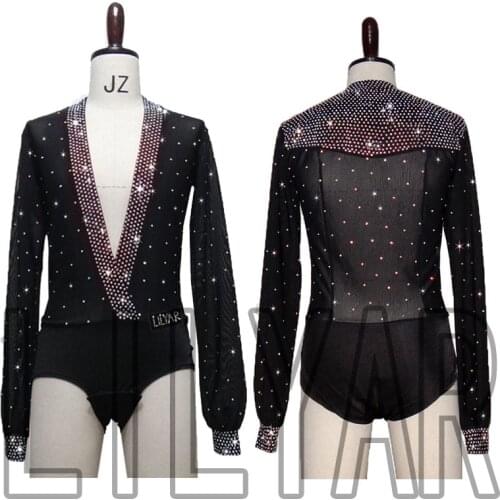 Latin Dance Top Latin Dancing Shirts Adult Kids Competition Performance Wear Salsa Square Professional Practice Clothing