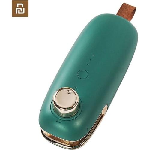 USB Charging Sealing Machine Hand Pressure Portable Mini Heating Plastic Packaging Machine Handheld Vacuum Food Sealing Device