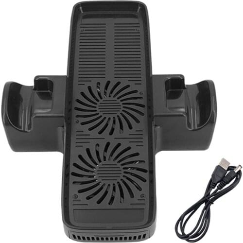 High Quality 3 In 1 Cooling Dock Station Bottom Stand Fan Cooler For X box 360 Slim Console Free Shipping