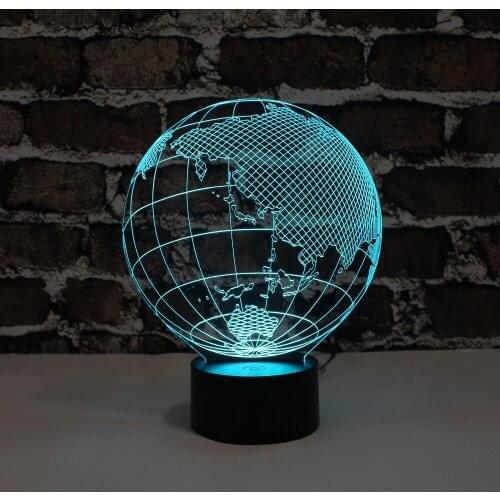 YJM-2819 New Arrival Night Lights Globe Shape Design Bedroom Lights with Dimmable Color