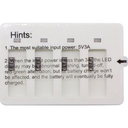 For DJI Tello Drone 4-in-1 Charing Hub Multi Battery Charger Intelligent USB Quick Charging Accessories for DJI Tello Drone