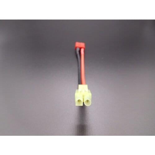 100Pcs Deans T Plug to Mini Tamiya Connector Conversion Cable 14AWG 10CM RC Drone Battery Adapter