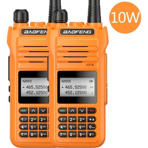 2pcs Baofeng UV-88 Walkie Talkie High Power 10W Amateur Two way Radio Station UV88 Tri-Power 10/5/1W Dual Band Transceiver UV-5R