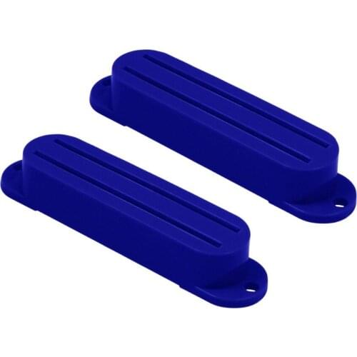 NEW 2pcs Plastic Electric Guitar Pickup Covers Dual Rail Humbucker Pickup Covers Blue