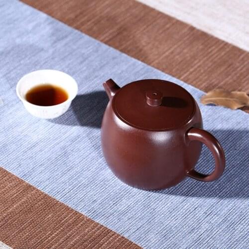 300ml Yixing Zisha Teapot Genuine Handmade High-quality Purple Clay Gaojinglan Tea Pot Kung Fu Tea Kettle Free Shipping