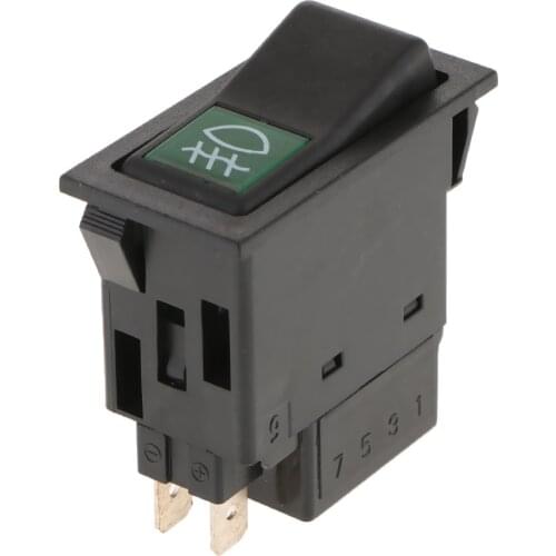 4Pins Fog Light Rocker Switch On Off Control For Car Truck Tailer