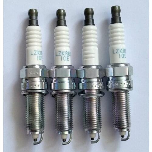 4PCS LZKR6B 10E 18855-10060 Auto Ignition Spark Plug For KIA 2012 2017 Rio Pride For HYUNDAI I30 ELANTRA LZKR6B10E