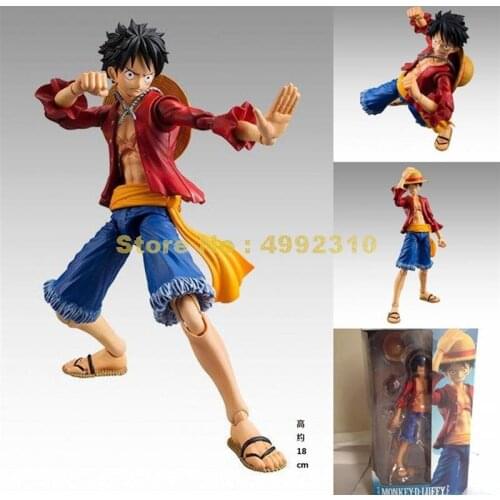 Anime One Piece Monkey D Luffy Variable Pvc Action Figure Collectible Model 18cm Toy